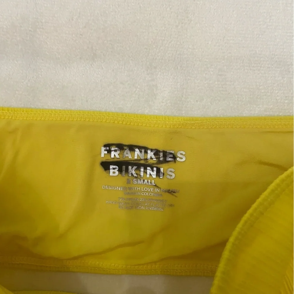 Frankies Bikinis strapless bright